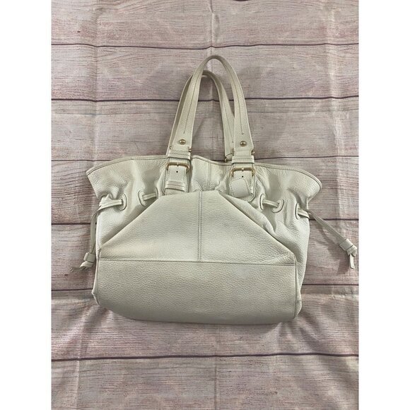 Dooney & Bourke White Pebble Grain Leather Chiara Bag - OS - Picture 9 of 12